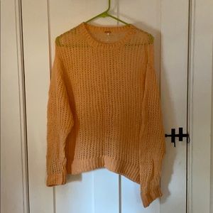 Orange light weight knit from Free People
